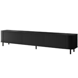 Komoda RTV 220 3K ZENO černá / černá