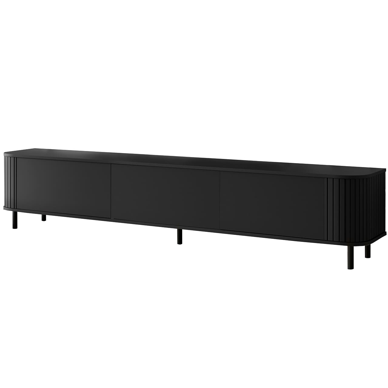 Komoda RTV 220 3K ZENO černá / černá