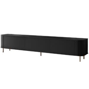 Komoda RTV 220 3K ZENO černá / kašmír