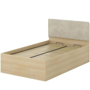 Postel s úložným prostorem 120x200 LERRA 55 dub lindberg